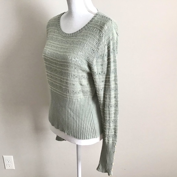 RARE Vintage Pointelle Beaded Sweater ASO Rory Gilmore in Gilmore Girls - Picture 10 of 16